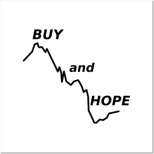 buy and hope at the stock market Posters and Art